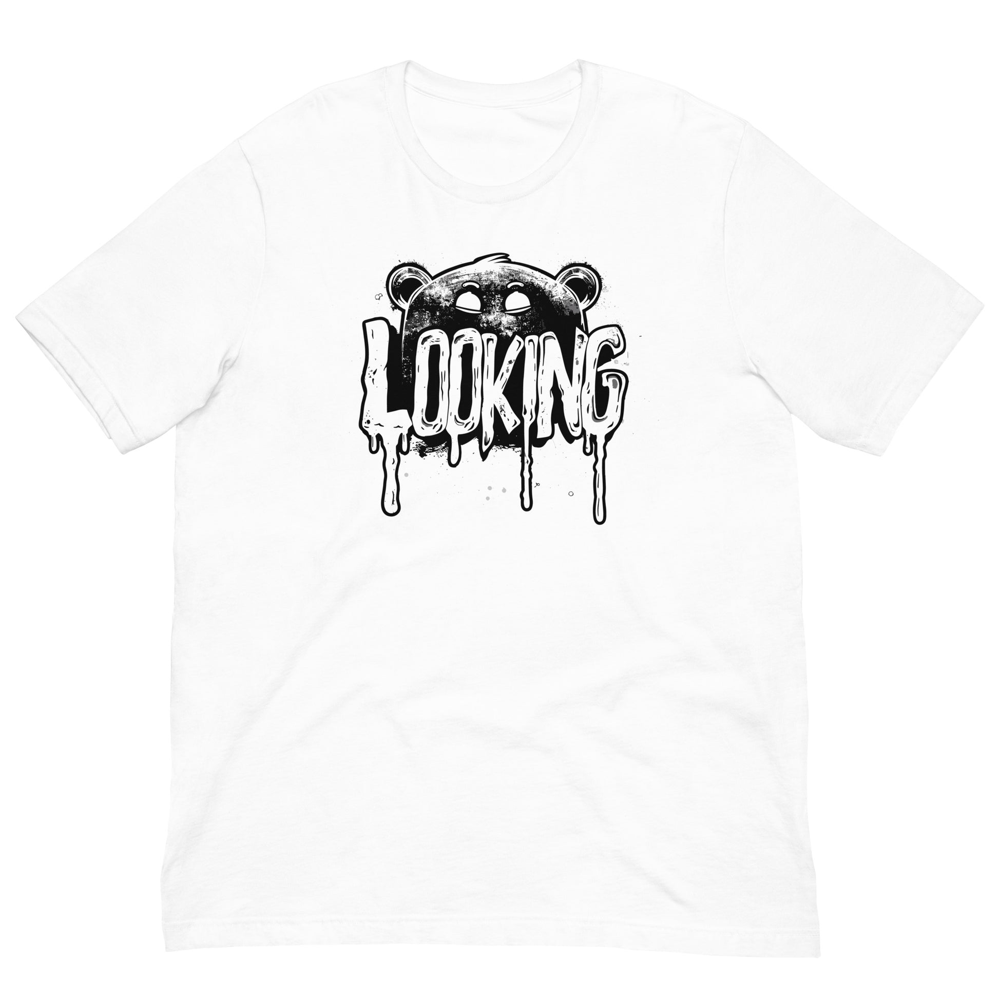 Midnight Prowl "Looking" Graphic Gay Bear T-Shirt